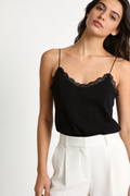 Top Cami de Alças com Pormenor de Renda