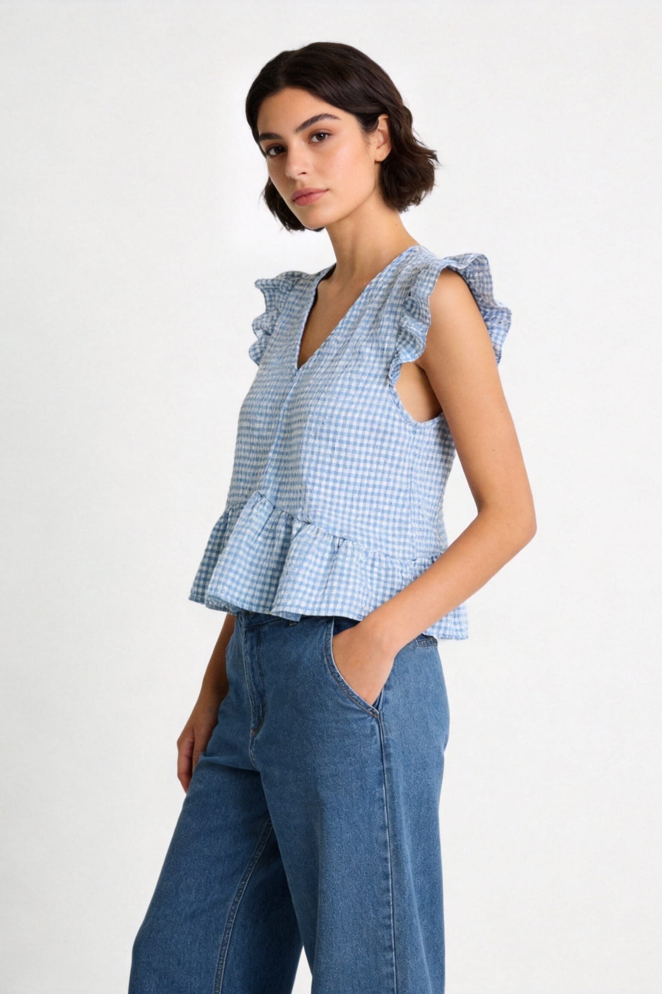 Blusa Xadrez Capri
