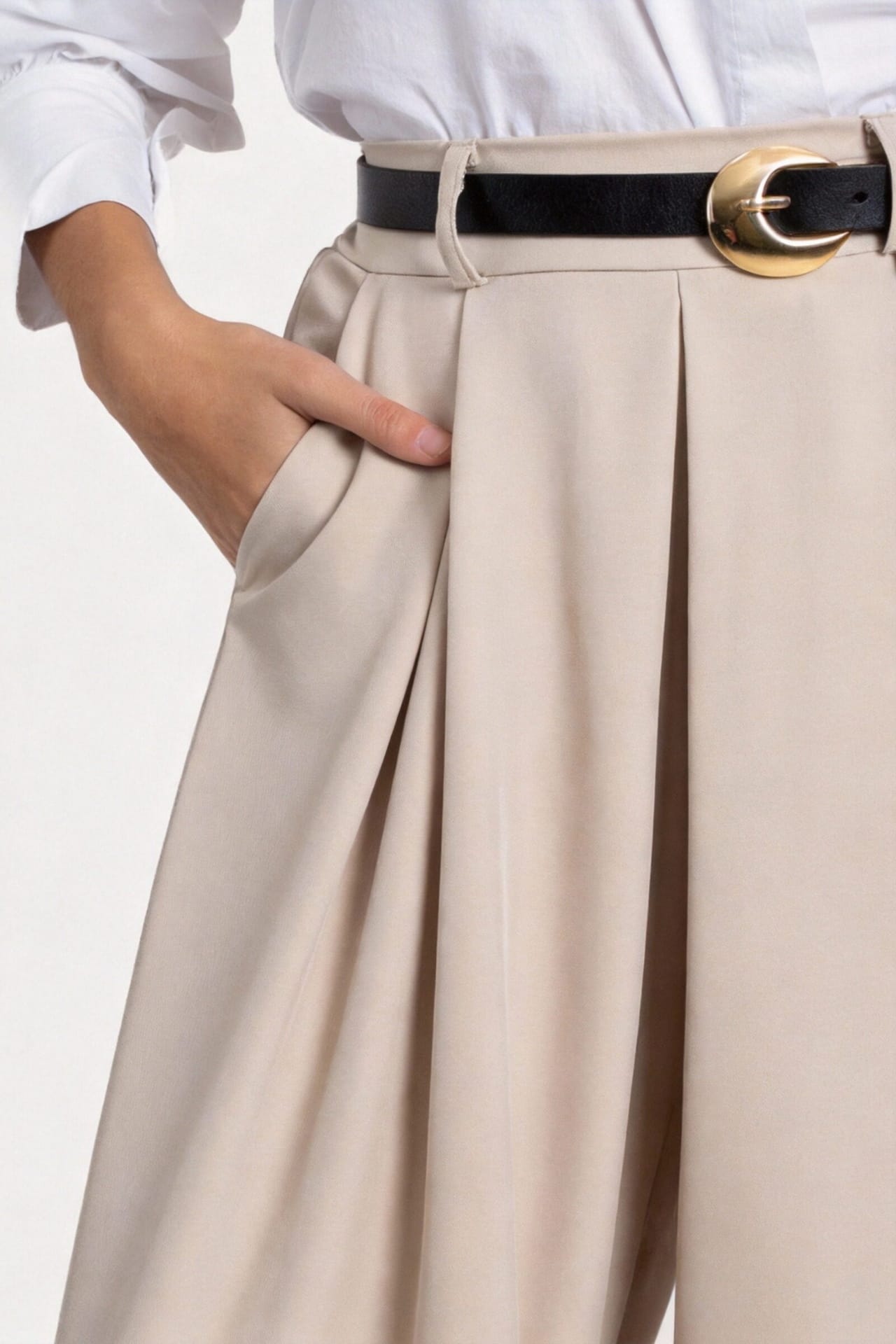 Calças Culotte Fluídas