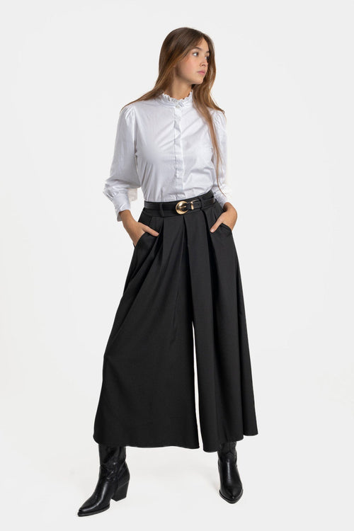 Calças Culotte Fluídas