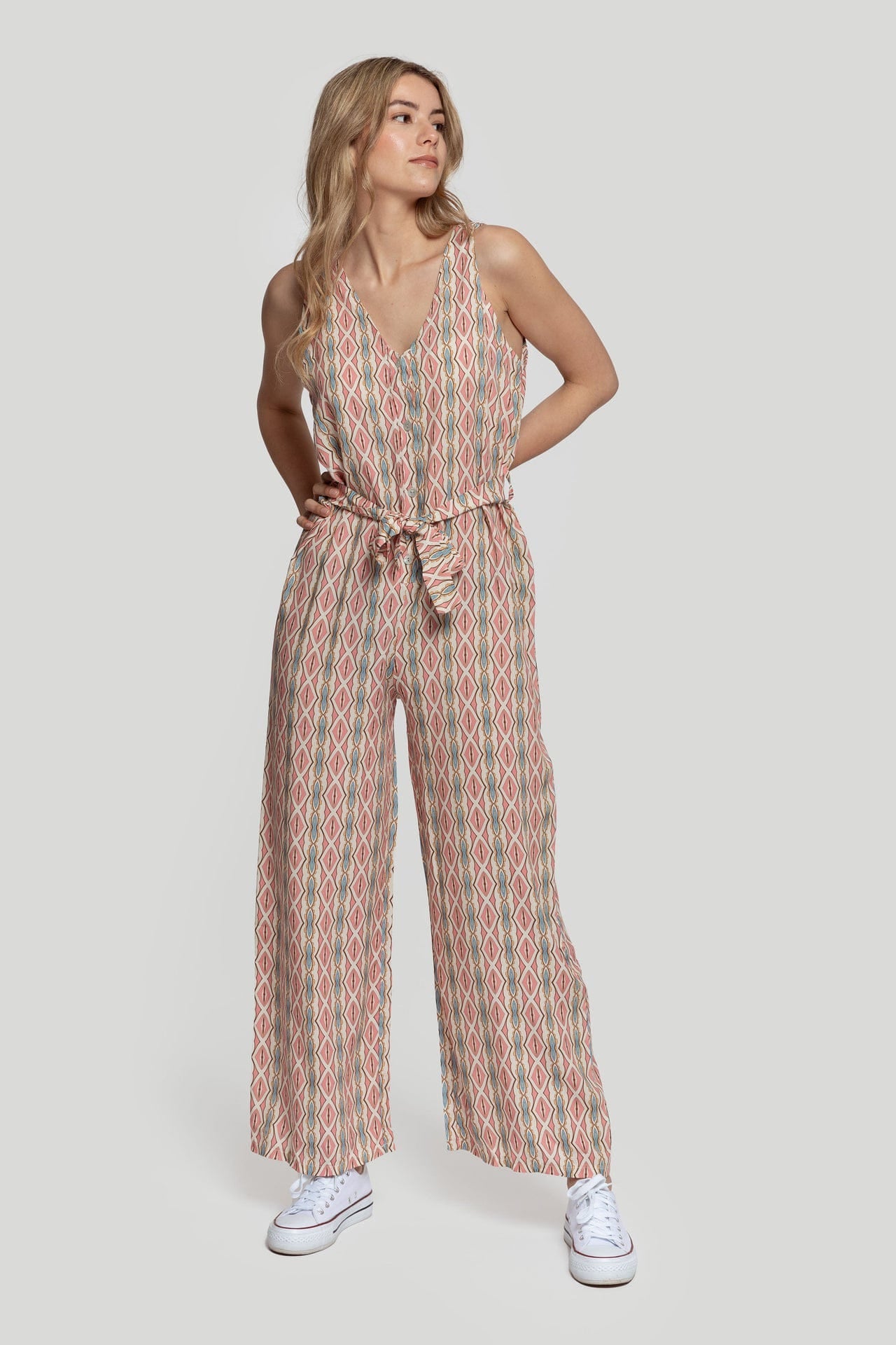 Macacão Rosa Elegante