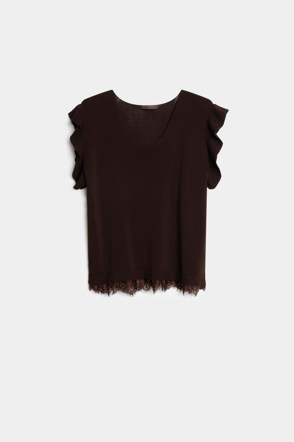 Blusa com detalhes Rendados
